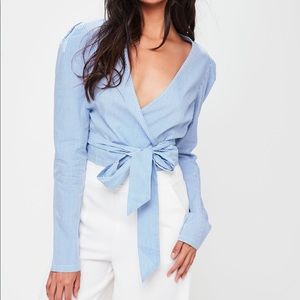Missguided Wrap Top